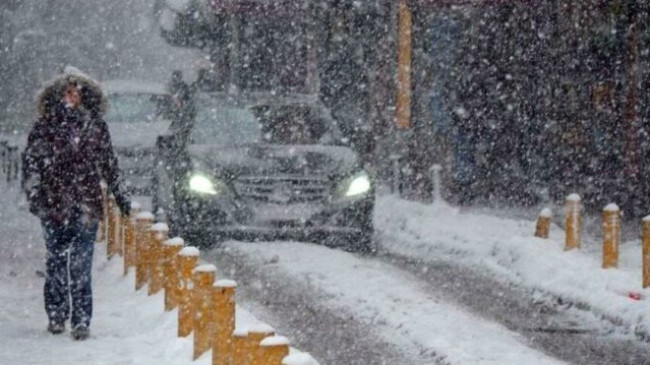 Birçok kente yoğun kar uyarısı