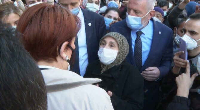 Akşener’e böyle dert yandı: Sebzeyi, eti alamıyoruz, duysunlar