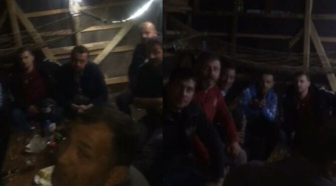 Barakada aleme jandarmadan şok baskın