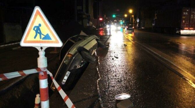 Boş yolda çukura düştü, “Size saygı duyuyorum” diyerek polise direndi