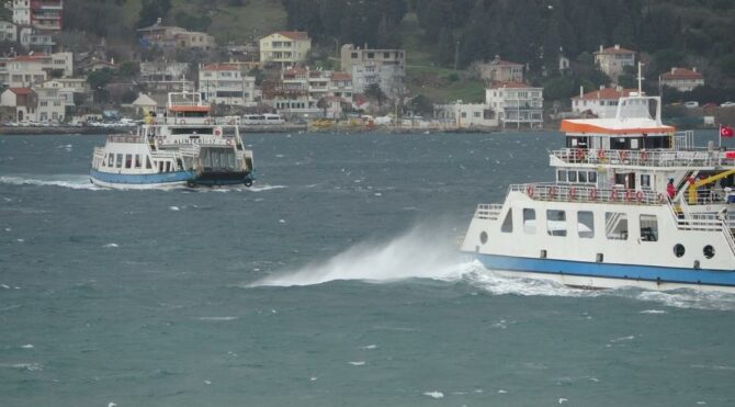 Gökçeada seferlerine fırtına engeli