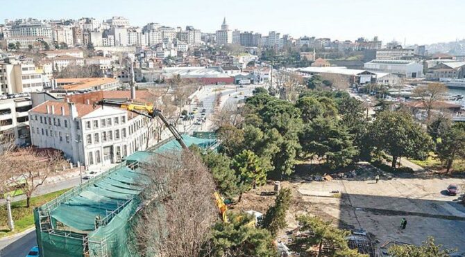 Osmanlı mirası karakol ihya değil imha ediliyor