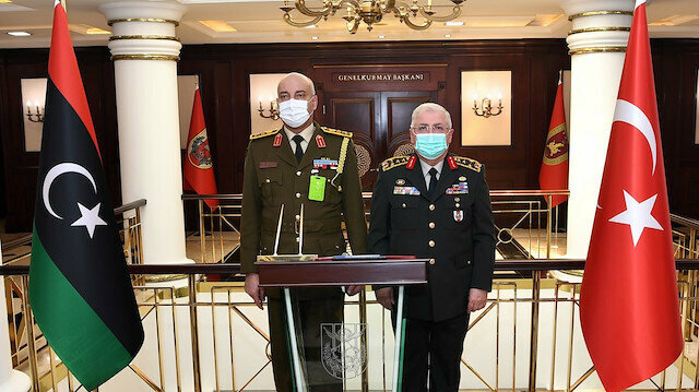 Libya Genelkurmay Başkanı Ankara’da: Orgeneral Güler’le görüştü