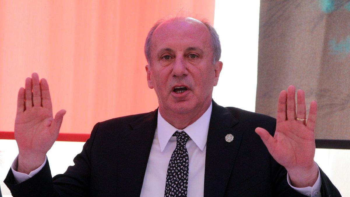 Muharrem İnce’den Bakan Nebati’ye ‘cahil’ benzetmesi