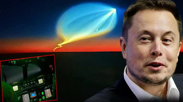 UFO sandılar ama gerçek bambaşka: Kokpitte heyecan yaratan görüntü UFO sandılar ama gerçek bambaşka: Kokpitte heyecan yaratan görüntü