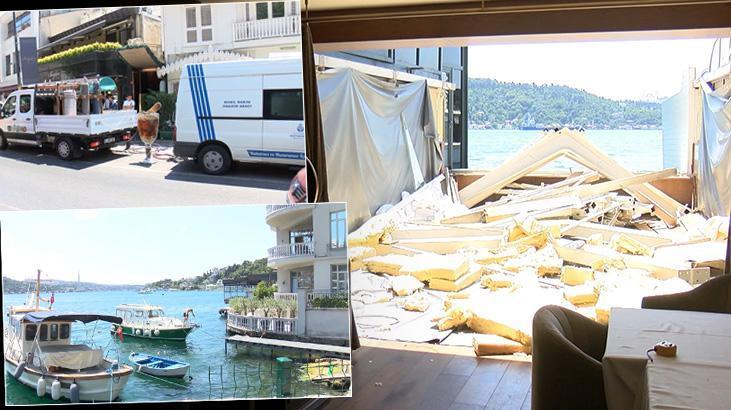 İstanbul Boğazı’nda kaçak yapılara yıkım! Aralarında ünlü mekanlar da var