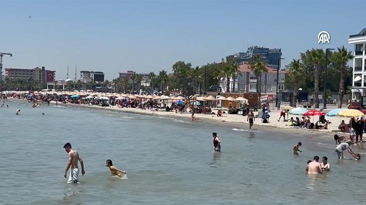 İstanbul yanıyor! Termometreler tavan yaptı, vatandaş denize akın etti