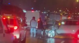 TEM Otoyolu’nda 17 araç birbirine girdi