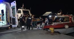 Tekne kazasında yaralanan kişi deniz ambulansı ile kurtarıldı
