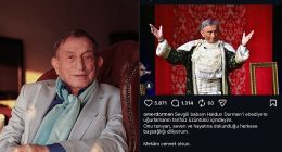 Türk Tiyatrosunun Usta İsmi Haldun Dormen Hayatını Kaybetti