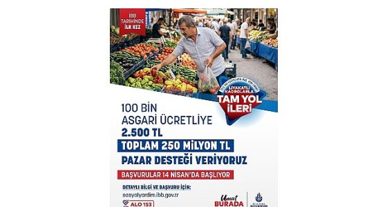 İstanbul’da Sosyal Yardımlar Genişliyor