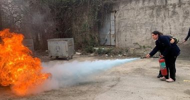 KOBİTEM’in yangın eğitimi ile hastaneler güvende