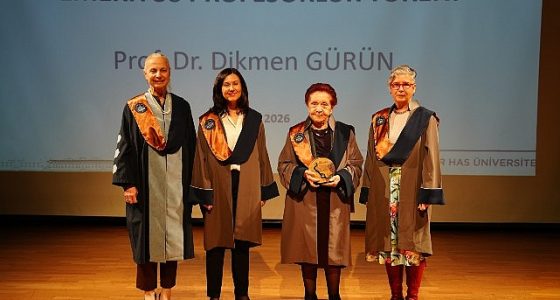 Kadir Has Üniversitesinden Prof. Dr. Dikmen Gürün’e Emeritus Unvanı