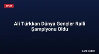 Ali Türkkan Dünya Gençler Ralli Şampiyonu Oldu