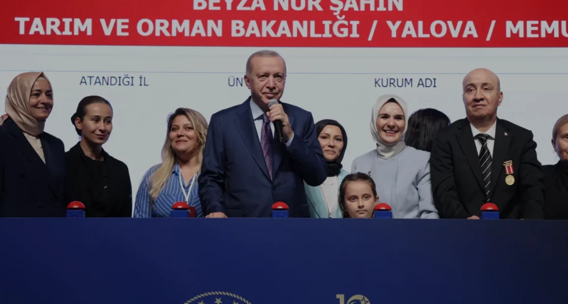 Erdoğan ve Göktaş Şehit Yakınları ile Gazilerin Atama Kurasına Katıldı